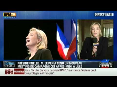 Clash entre Marine Le Pen et Ruth Elkrief sur BFM