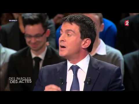 Le final : Florian Philippot - Manuel Valls - des paroles et des actes - France 2 - 6 février 2014