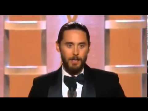 Jared Leto Wins Golden Globe Awards 2014 Acceptance Speech - Best Supporting Actor