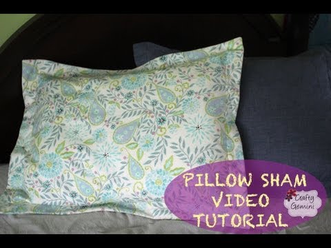 How to make a Pillow Sham- DIY Tutorial & Giveaway