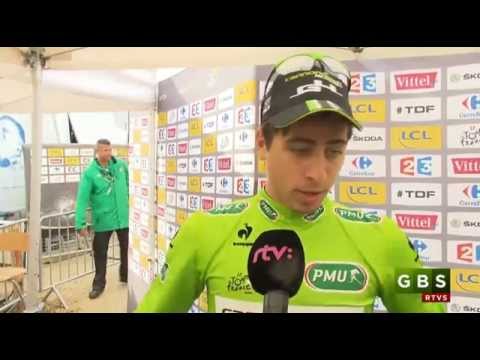 Reaction Peter Sagan after stage 19 (Slovak)