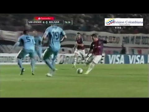 San Lorenzo 5 vs Bolivar 0 - Todos los Goles - Copa Libertadores - 23/Julio/2014 - Semifinal