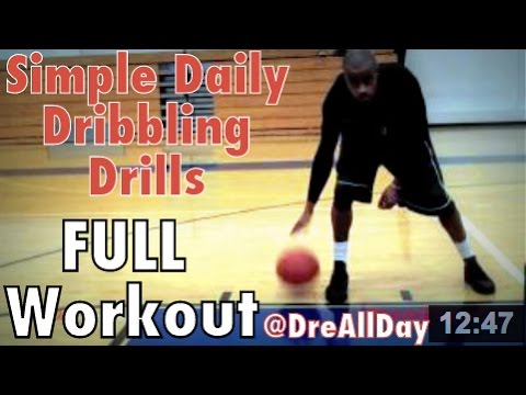 Simple Daily Dribbling Drills Full Workout | Fundamental Dribbling Drills Warm Up | Dre Baldwin