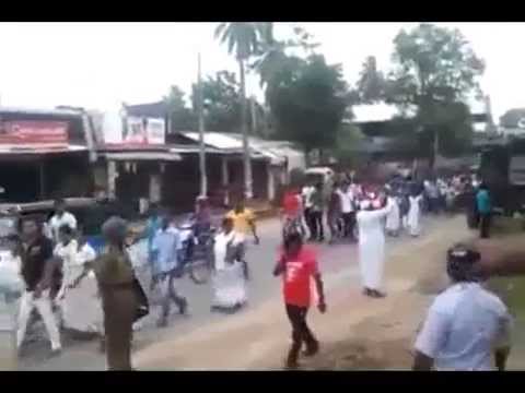 Sri Lanka Riots 2014 Caught on Video