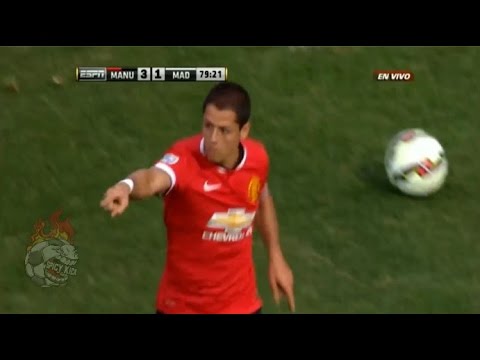 Gol Chicharito Real Madrid vs Manchester United 1-3 International Champions Cup 2014 HD