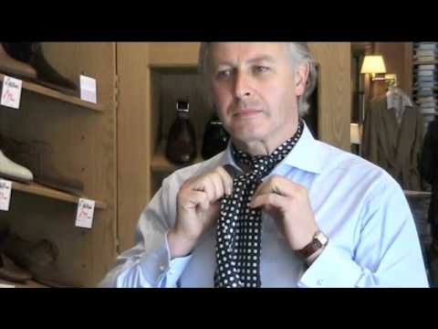 How to tie a Cravat