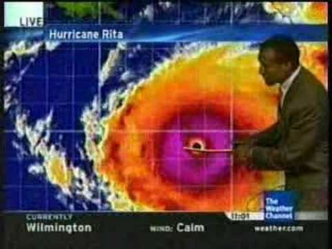 TWC Hurricane Rita coverage 2005: Clip 3