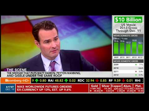 Domenic Romano on Bloomberg - The Scene - WME/IMG Acquisition - 12/19/13