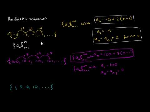 Arithmetic sequences