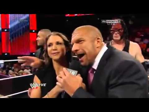 WWE RAW August 4 2014 - Triple H, Stephanie Mcmahon, Randy Orton, Seth Rollins, and Kane