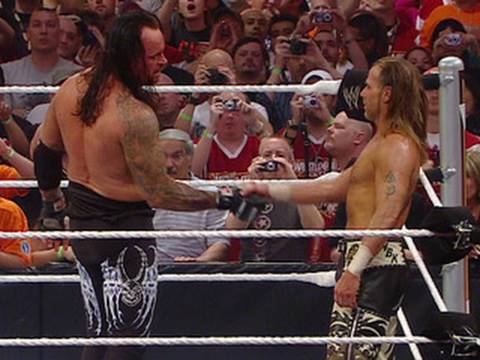 WrestleMania XXVI: The Undertaker shows respect to Shawn