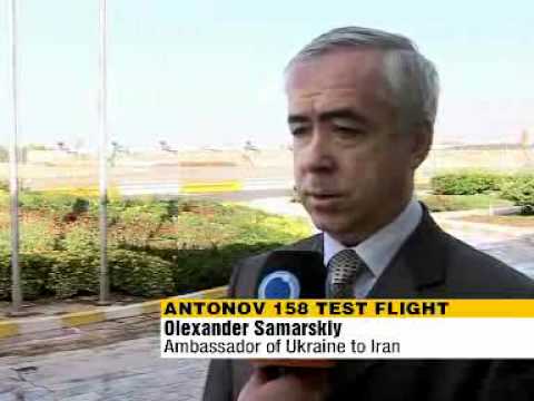 Antonov 158 has a successful test flight in Tehran  - Press TV News