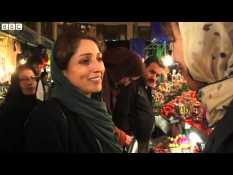 BBC News   Upbeat mood in Tehran bazaar