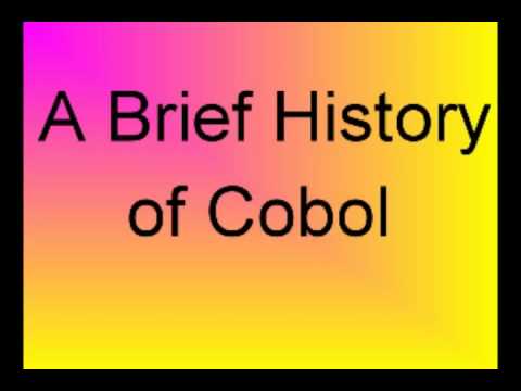 History Of Cobol