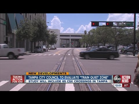 Tampa officials want to silence downtown train horns