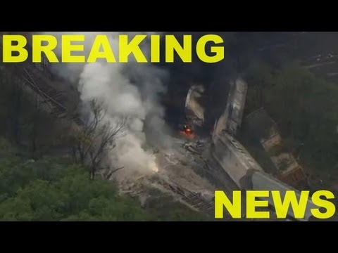 BREAKING - Train Derailment Baltimore County Maryland