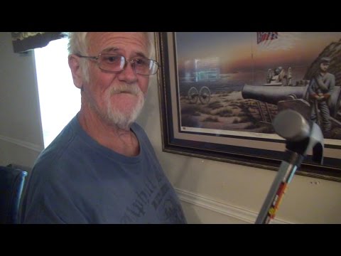 GRANDPA TAKES DOWN HIS WALL OF WEAPONS!