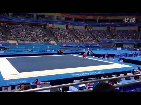 Camille Bahl (FRA) - FX AA Final - YOG 2014 Nanjing