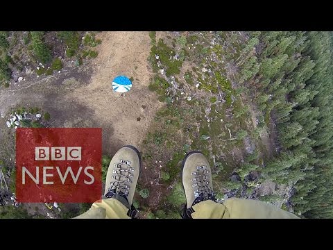 Smokejumpers: Into fire with California's elite firefighters - BBC News