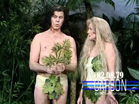 Betty White and Johnny Carson as Adam and Eve on 