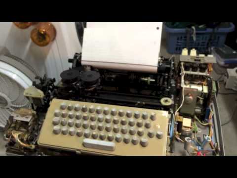 Teletype - First Run on Pedestal