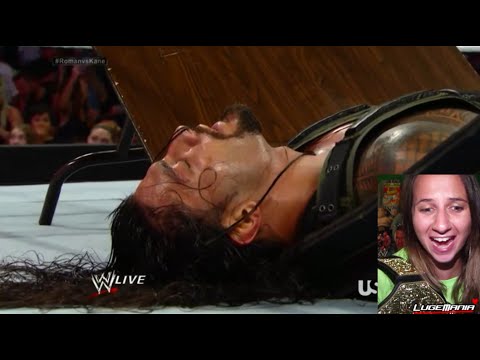 WWE RAW 8/4/14 Roman Reigns vs Kane LAST MAN STANDING Live Commentary