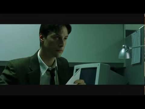 The Matrix Escaping from Work Scene HD