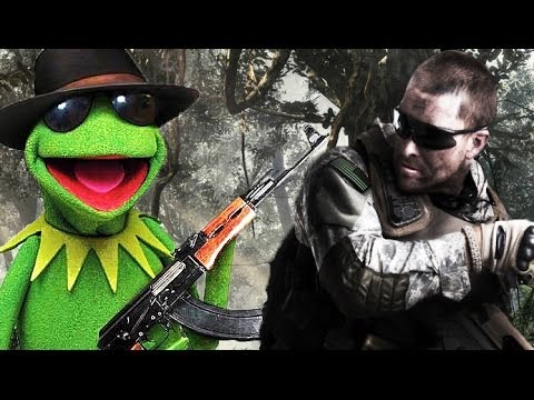 Kermit The Frog Plays Call Of Duty (Xbox Live Voice Trolling)