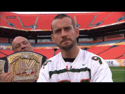 CM Punk taunts The Rock from Sun Life Stadium in Miami: SmackDown, Jan. 11, 2013