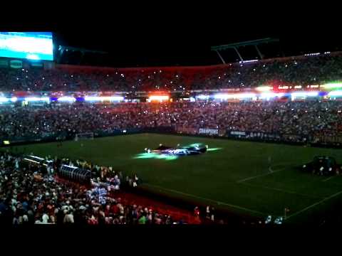 SUN LIFE STADIUM MIAMI CHELSEA VS. REAL MADRID OPENING SHOW 08.07.2013