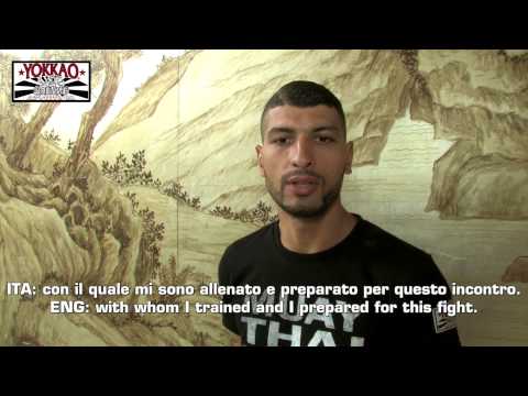 Kamel Mezatni one day before his fight at YOKKAO 9 - @yokkaoboxing