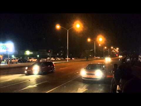 Weekly illegal drag racing in Springfield Park, Durban [15/03/14]