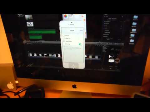 como funciona AirPlay en iOS 7 , como activar AirPlay con iPhone, IPad,IPod