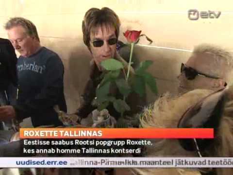 Roxette in Estonia (News report on ETV, 17 July, 2011)