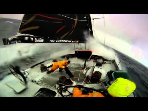 Volvo Ocean Race - Southern Ocean Big Wave Footage