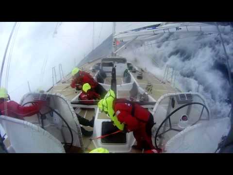 Big wave on board Old Pulteney in the Southern Ocean during the Clipper Race