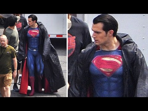 Oh My God It’s Henry Cavill Dressed as Superman!!