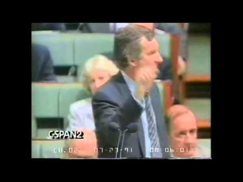 John Hewson vs. Bob Hawke - Motion of No Confidence