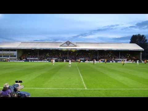 Hearts fan at Firhill Stadium