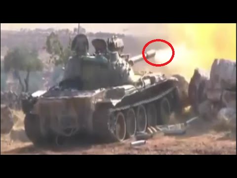 Iraq War 2014 : Kurdish Forces Use Tank Attack ISIS - RAW VIDEO