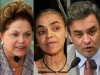 La actual presidnete Dilma Rousseff (PT), la exsenadora del PT y candidata por el PSB Marina Silva y el exgobernador de Minas Gerais y senador por el PSDB, Acio Neves. En esta carrera electoral, la defeccin del lulismo es la unica amenaza de continuidad