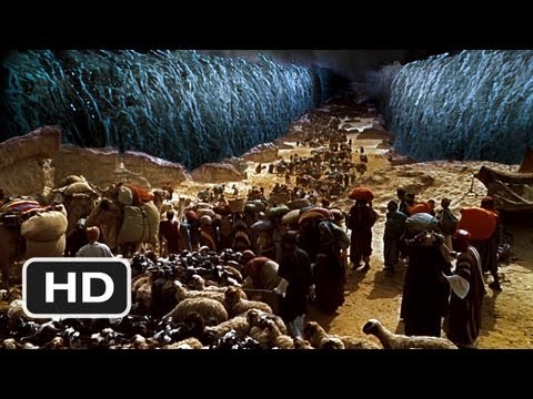 Moses Parts the Sea - The Ten Commandments (6/10) Movie CLIP (1956) HD