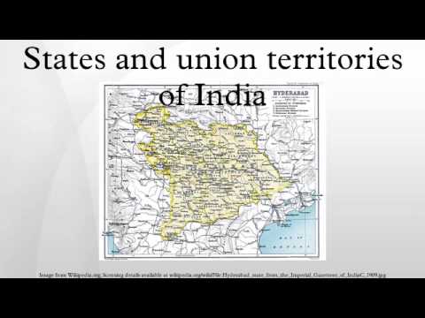 States and union territories of India