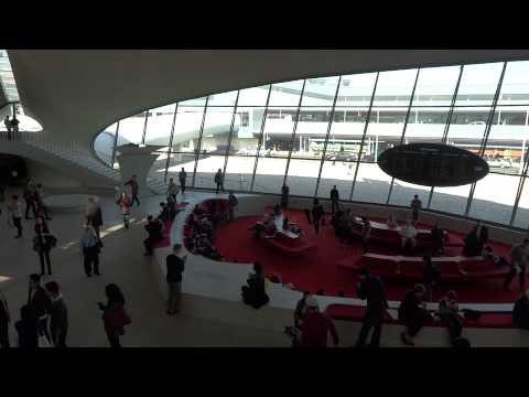 Inside old TWA terminal at JFK airport