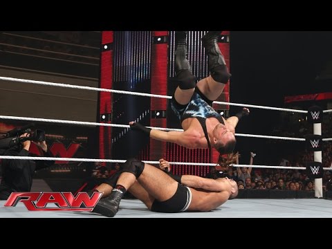 Rob Van Dam vs. Cesaro - United States Championship No. 1 Contender's Match: Raw, Aug. 25, 2014