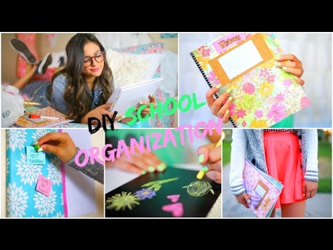 Back to School: DIY Organization! School Supplies & Room decor!