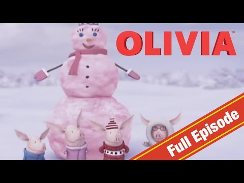 Olivia Builds a Snowlady