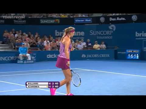 Serena Williams vs Victoria Azarenka Final Brisbane 2014 WTA Full Match