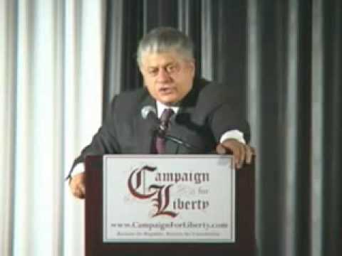 Judge Andrew Napolitano Natural Rights and The Patriot Act  part 1 of 3