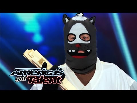 Dustin's Dojo: Howard Stern Uses Golden Buzzer on Karate Kid - America's Got Talent 2014 (Highlight)